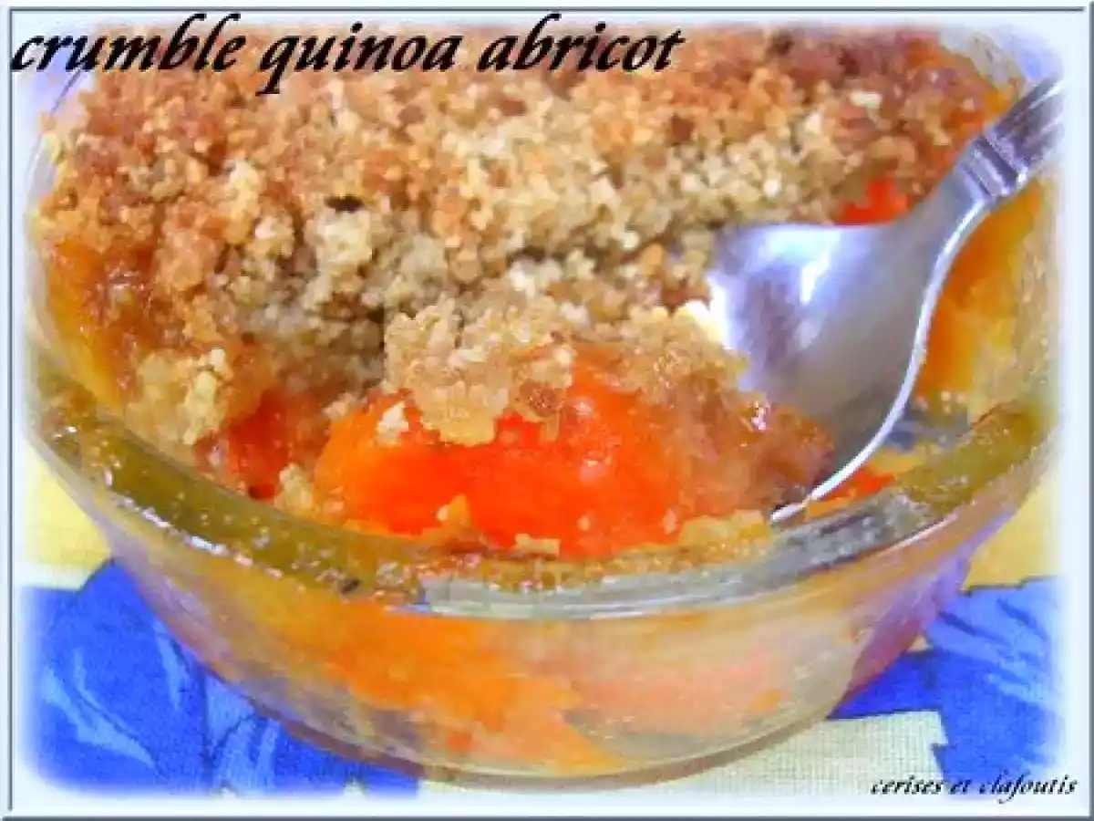 CRUMBLE QUINOA, AMANDES AUX ABRICOTS - photo 2