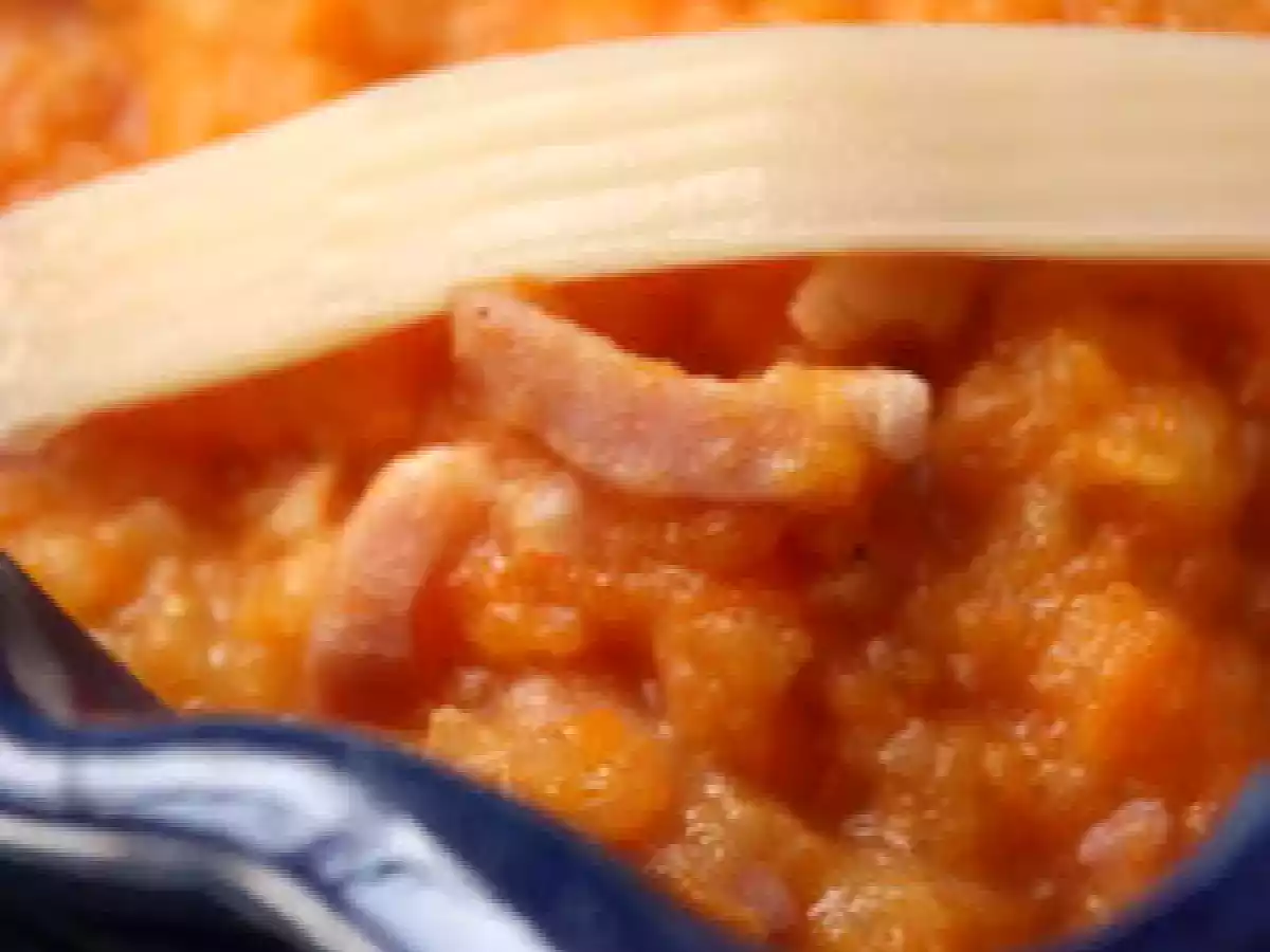 Crumble salé au potiron, pomme de terre, comté et lardons - photo 4