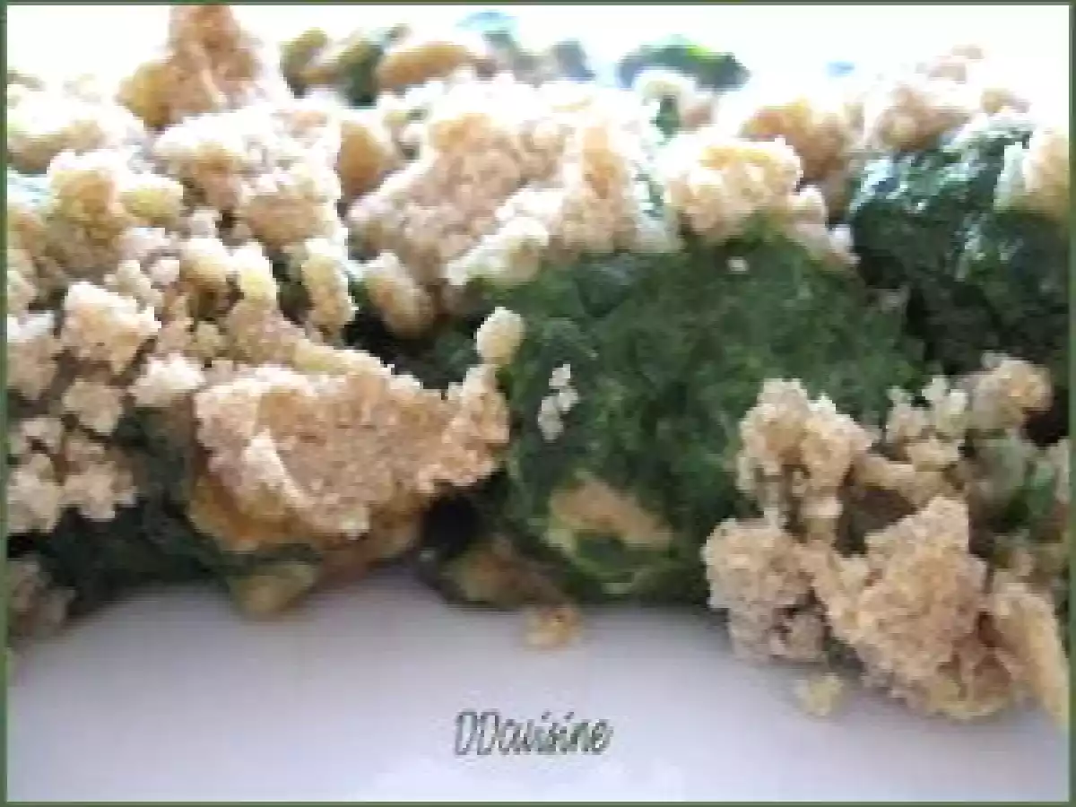 Crumble salé dinde - épinard cro cro bon - photo 2