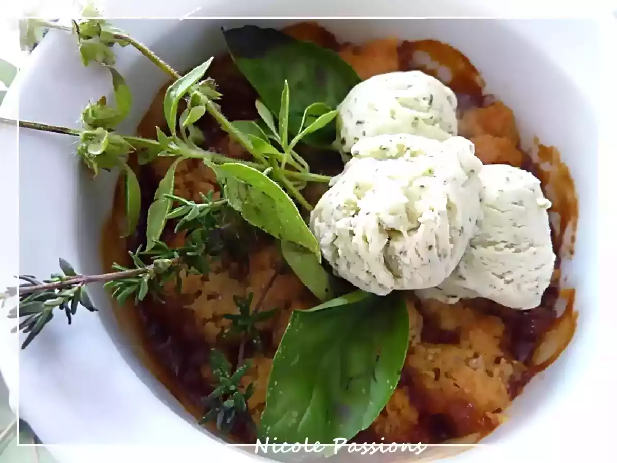 Crumble tomate poivron thon