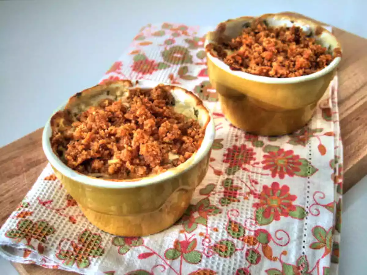 Crumbles aux courgettes et petit Billy
