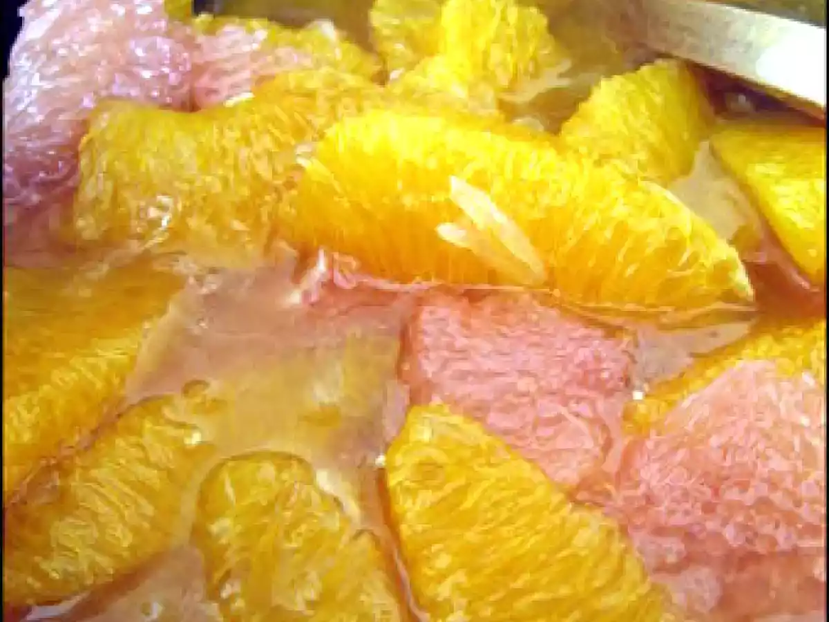 Cuillère gourmande : Joues de lotte au confit d'agrumes