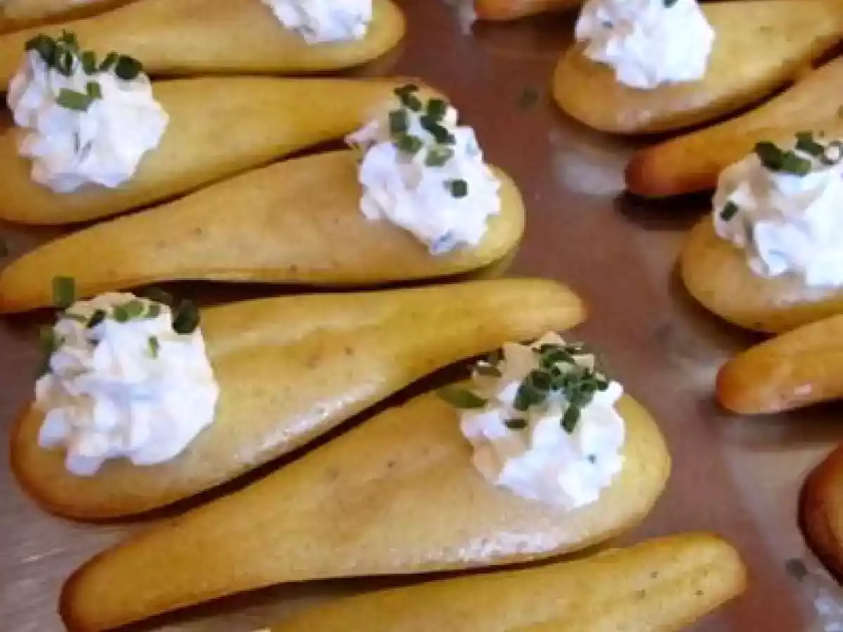 Cuillères apéritives à la crème de boursin