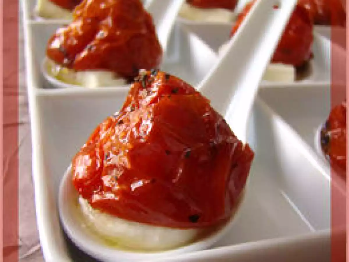 CUILLERES TOMATES CONFITES ET MOZZARELLA - photo 2