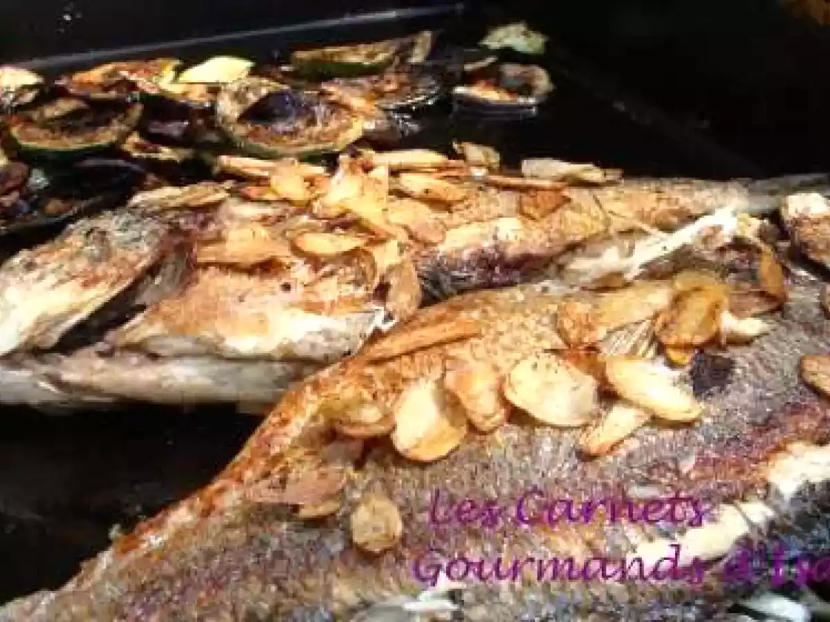 CUISINE A LA PLANCHA : DAURADE A L'ESPAGNOLE