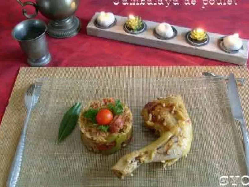 Cuisine cajun : Jambalaya au poulet par Mamigoz