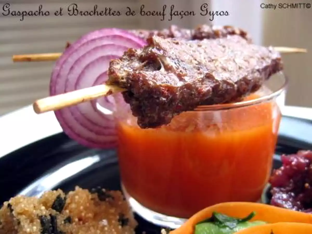 Cuisine fusion, cuisine du soleil (2) : gaspacho léger