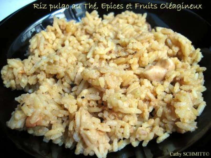 Cuisine indienne : recette du riz pulao au thé, épices et fruits oléagineux, photo 2