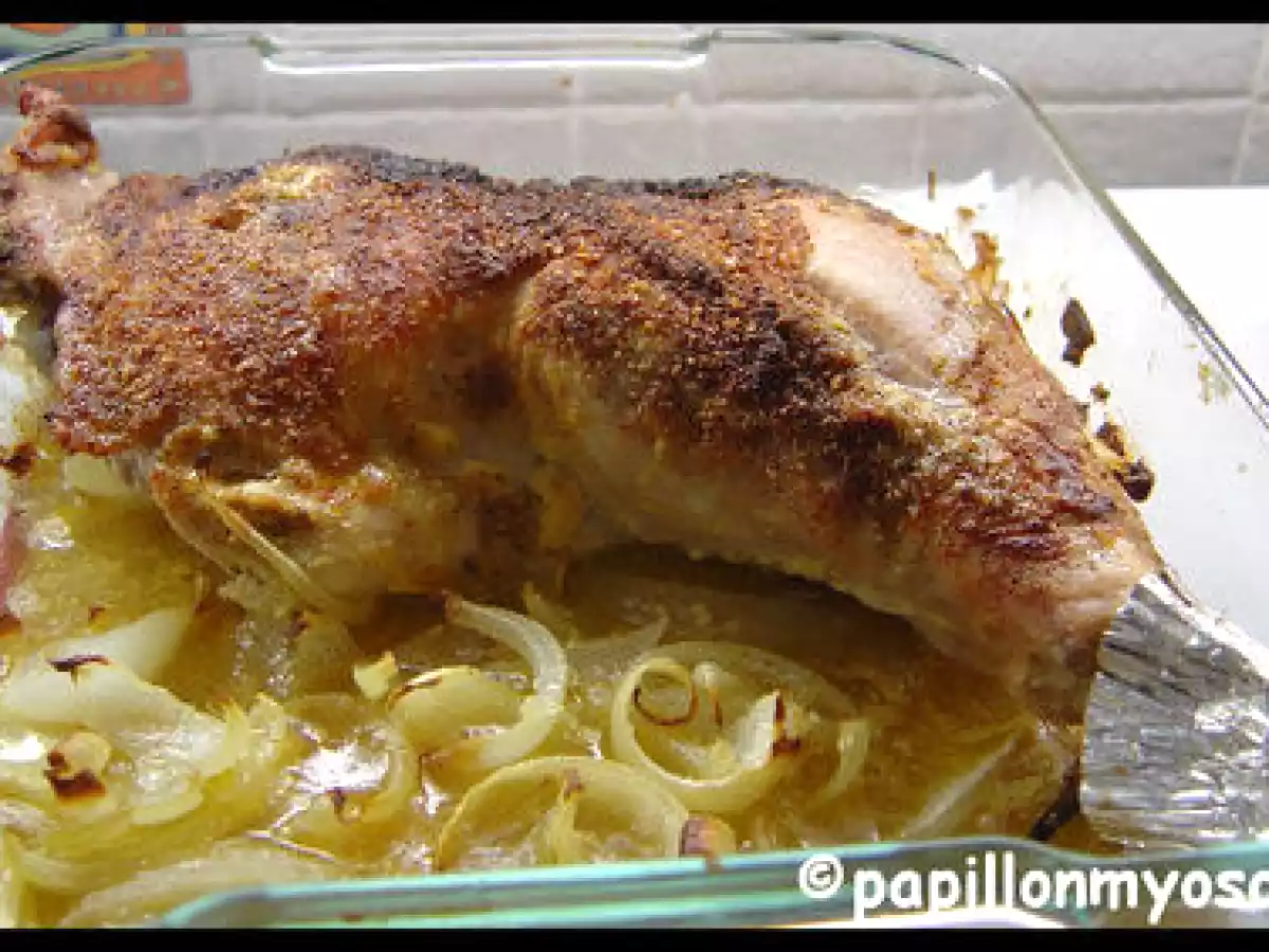 CUISSE DE DINDE A LA MOUTARDE