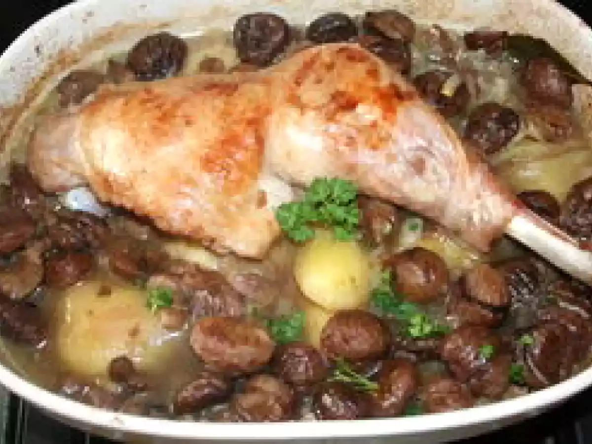 Cuisse de dinde aux marrons