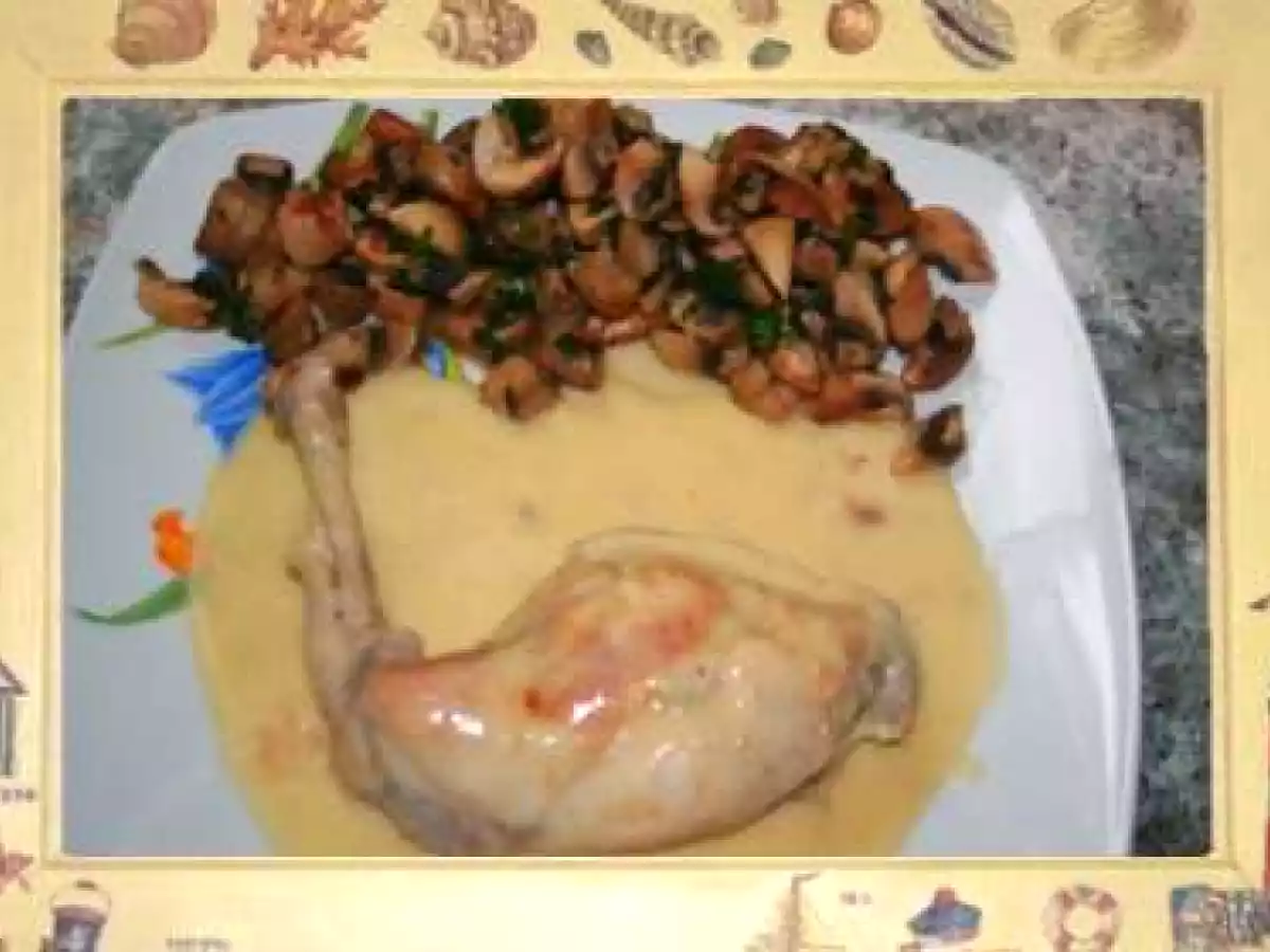 Cuisse de lapin à la sauce veloutée au Gorgonzola - photo 2