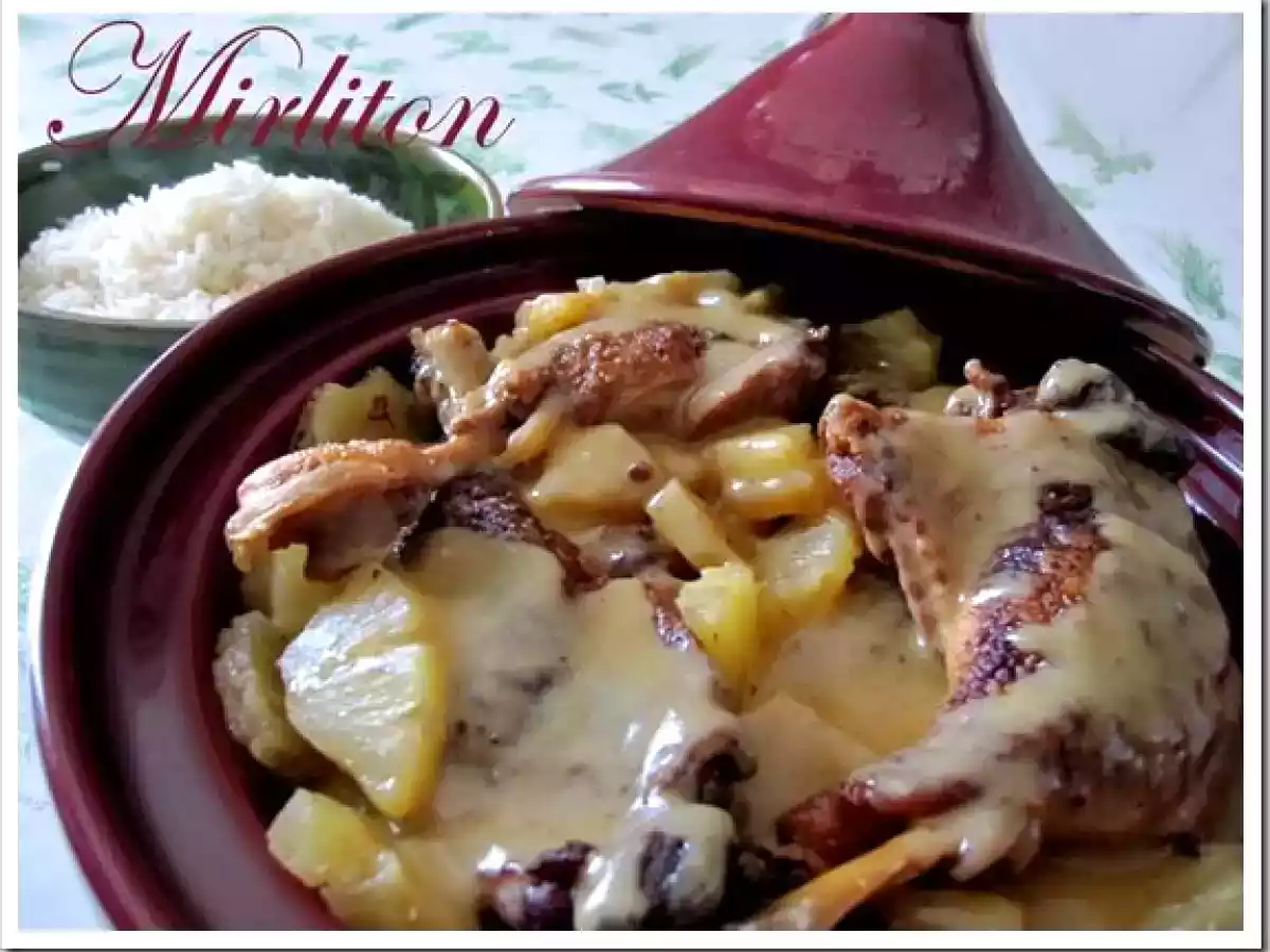 Cuisses de canard à l'ananas