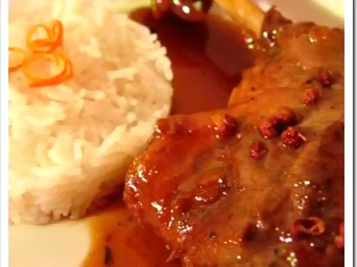 Cuisses de Canard parfumées au Poivre de Sichuan et à l' Orange...