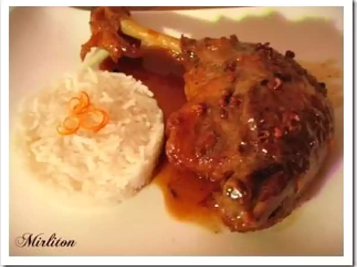 Cuisses de Canard parfumées au Poivre de Sichuan et à l' Orange... - photo 2