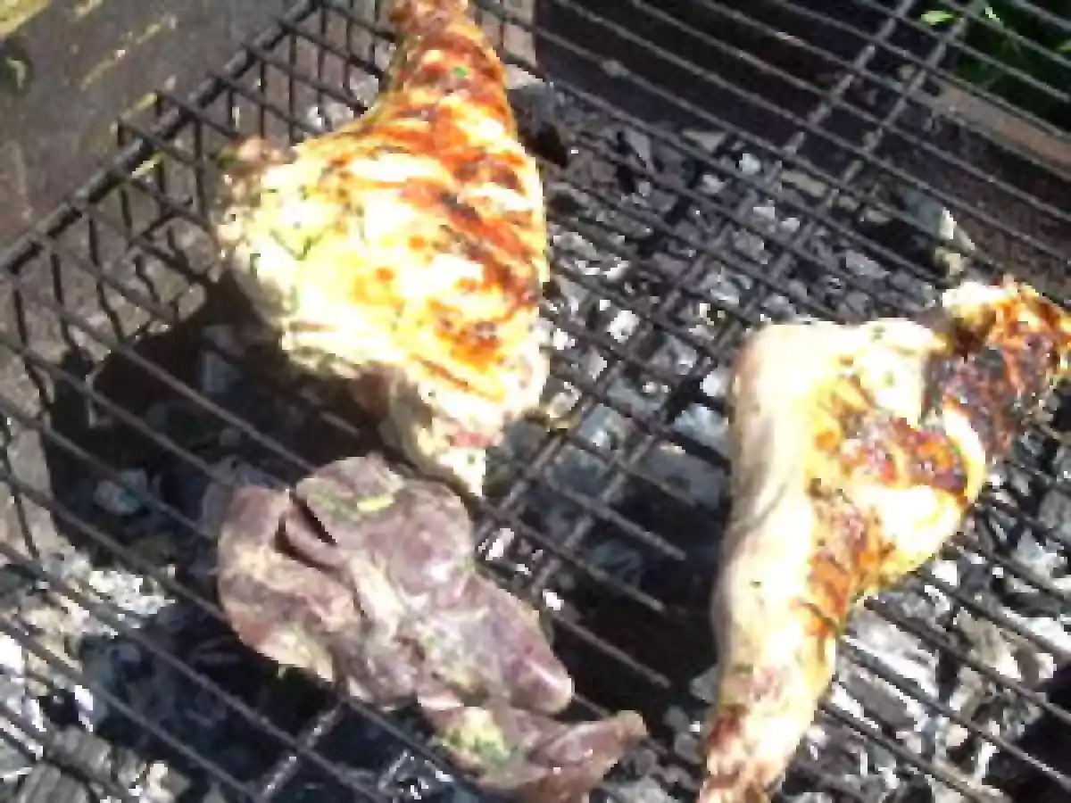 CUISSES DE LAPIN AU Barbecue
