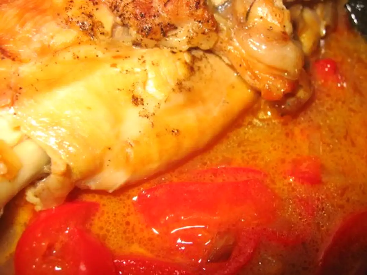 Cuisses de lapin aux poivrons rouges - photo 2