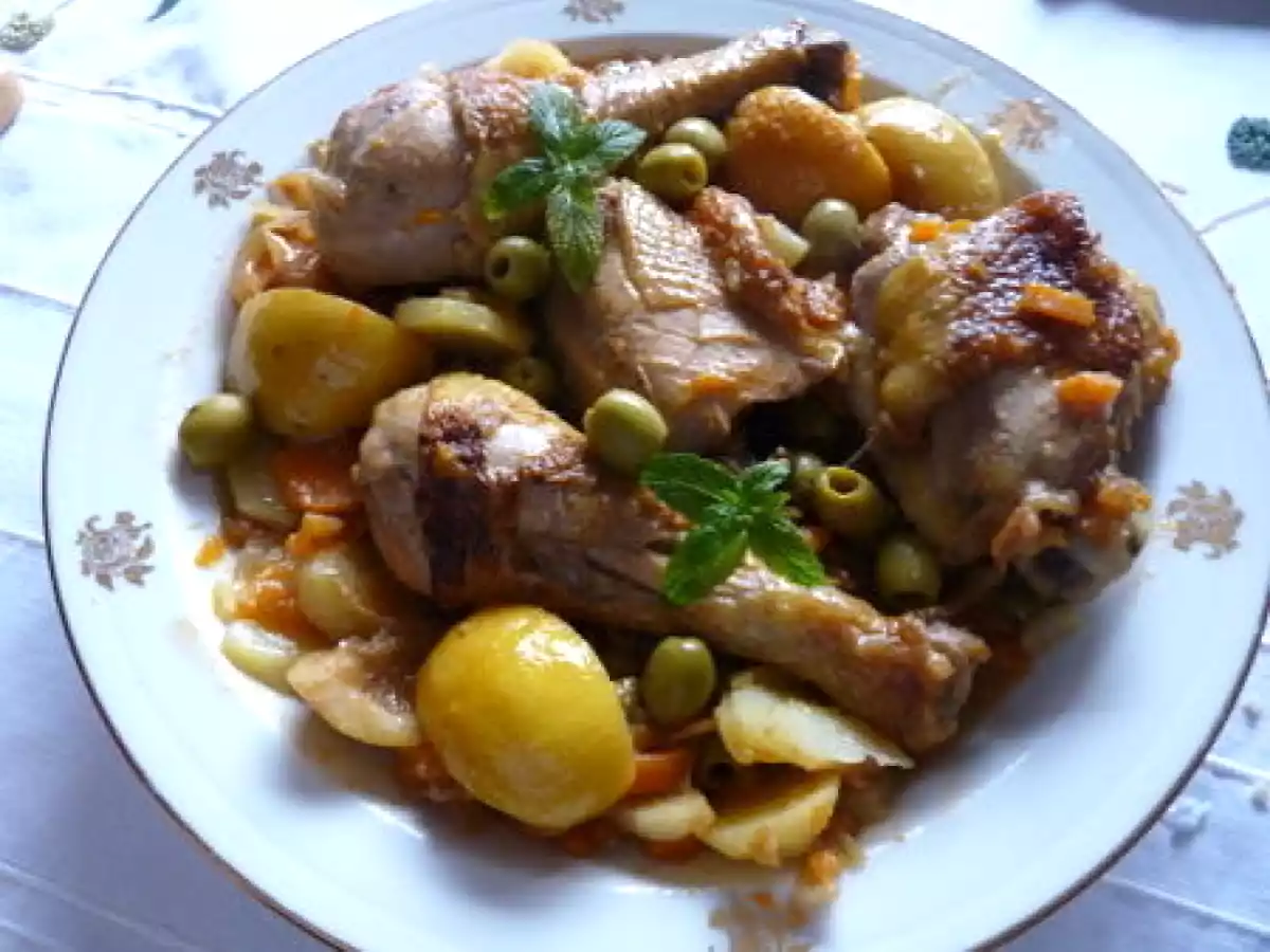 Cuisses de poulet à la marocaine