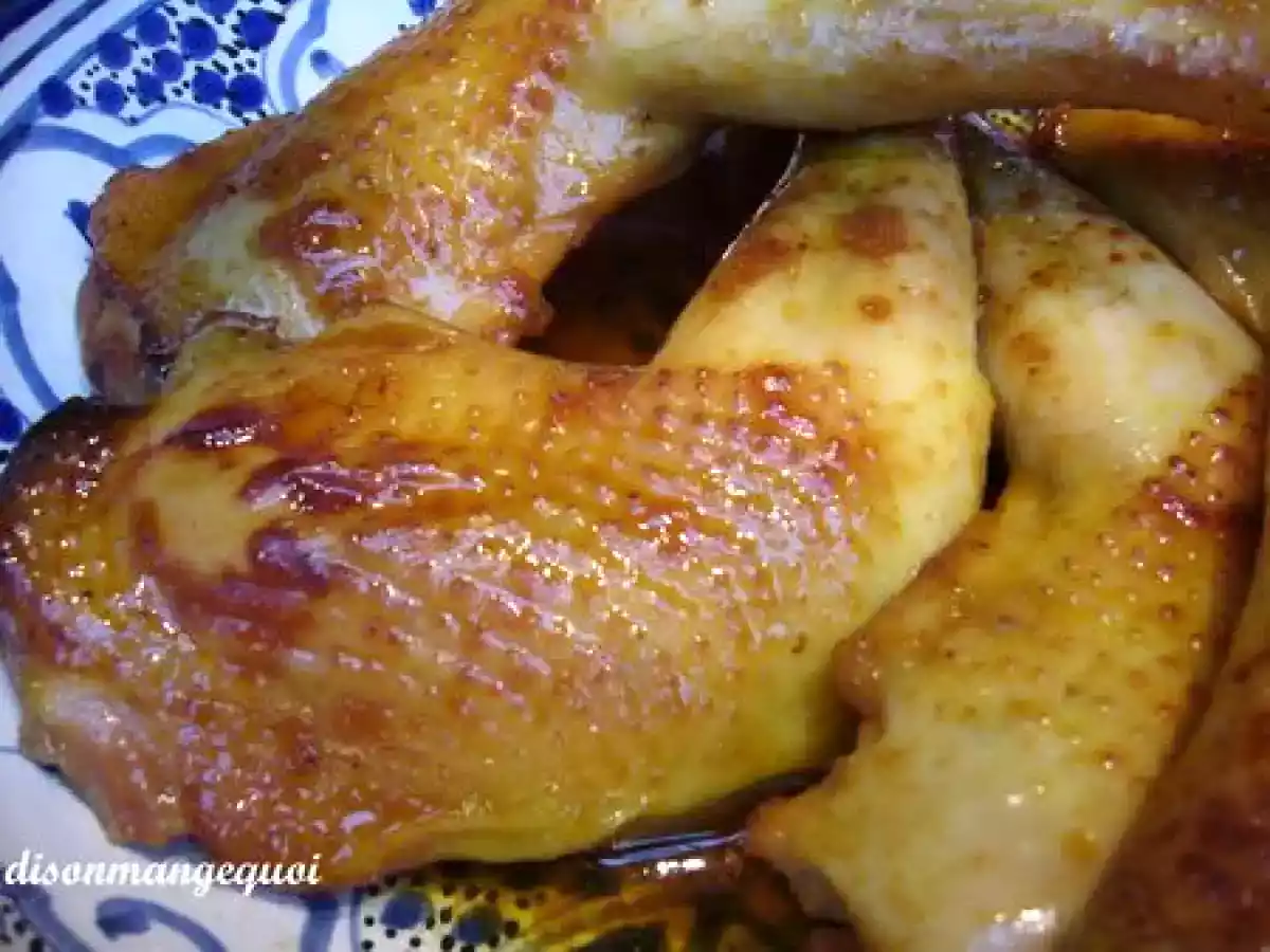 Cuisses de poulet au caramel