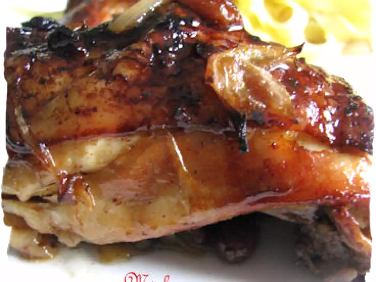 Cuisses de poulet au miel et raisins secs - photo 2