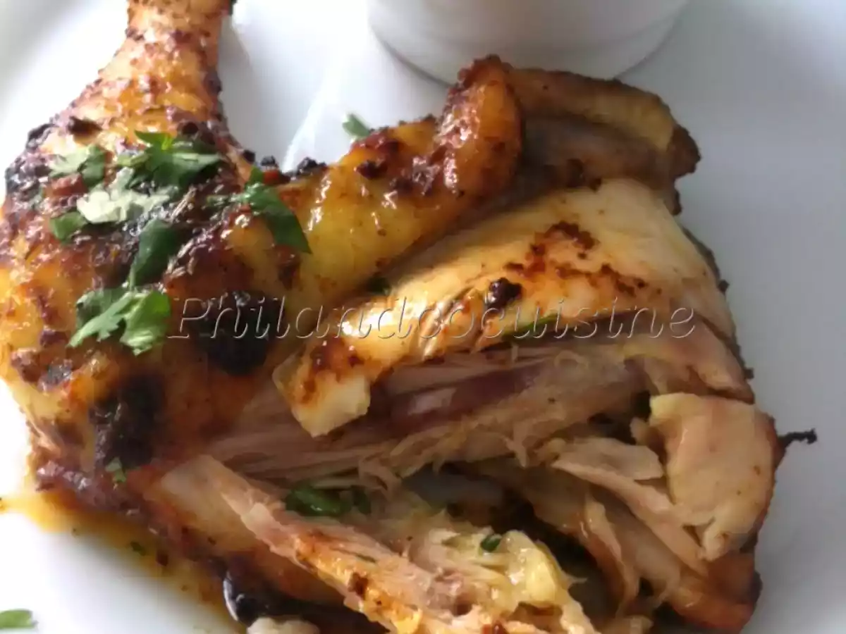 Cuisses de poulet en papillote maison et riz au lait à la cardamome - photo 2