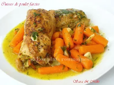 Cuisses de poulet farcies aux carottes sautées, photo 3