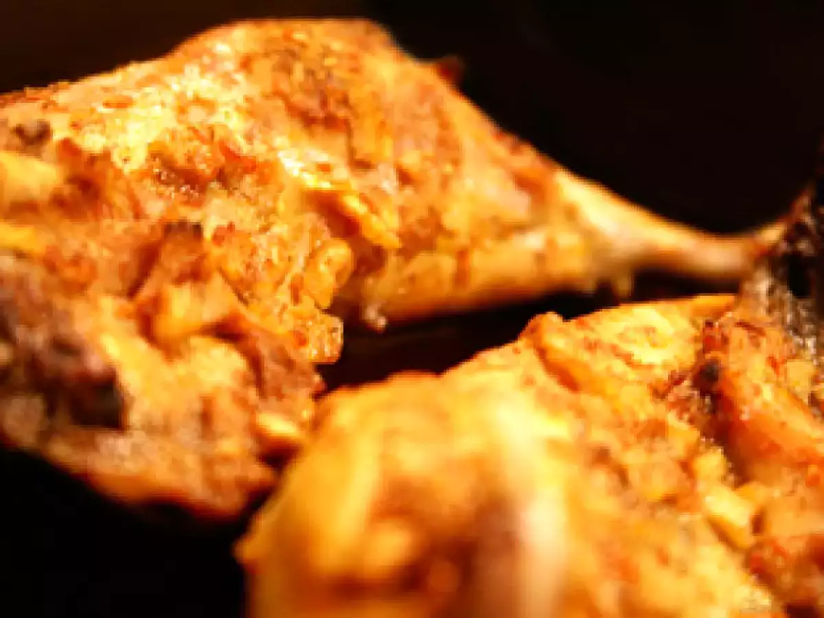 Cuisses de poulet laquées au miel épicé et chutney maison de pommes sur riz parfumé - photo 3