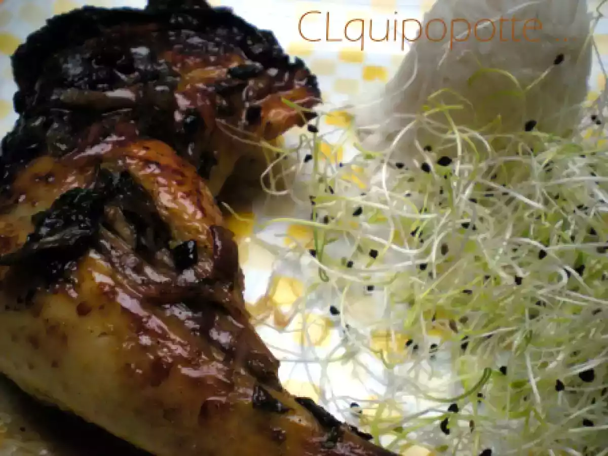 Cuisses de poulet marinées aux huiles éssentielles