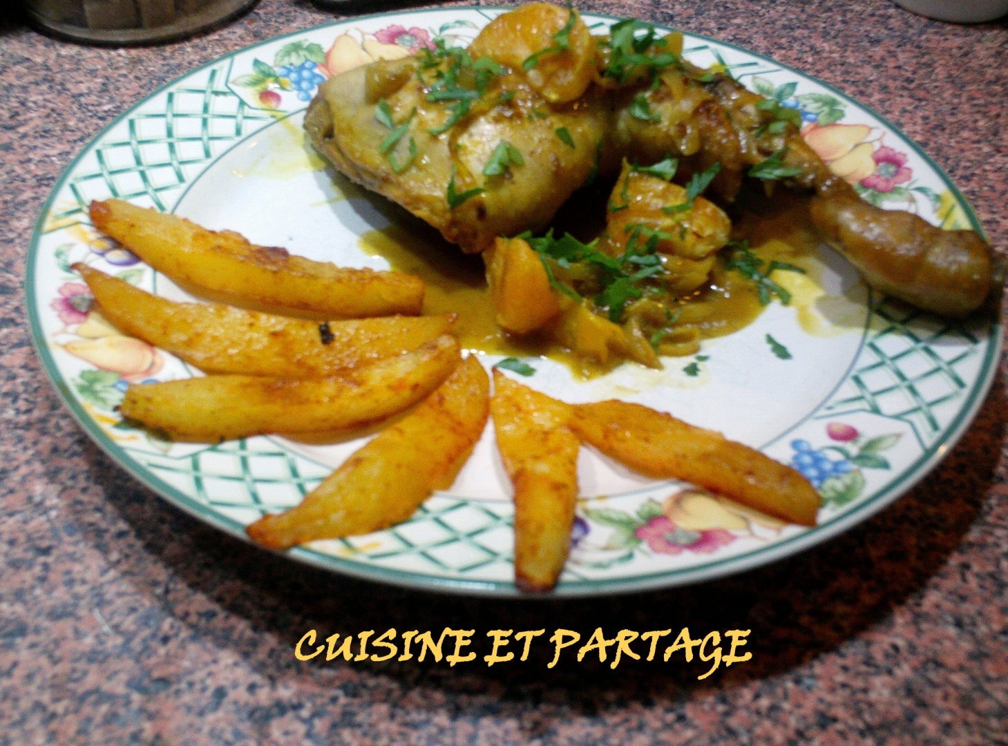 Cuisses de poulet sauce clementine/curry Recette Ptitchef