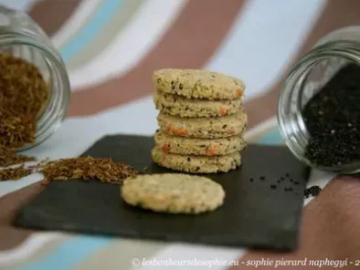 Cumin, Nigelle et manchego pour de délicieux biscuits salés