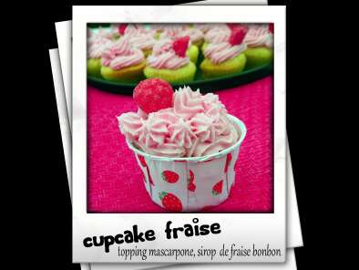 cupcake fraise tagada
