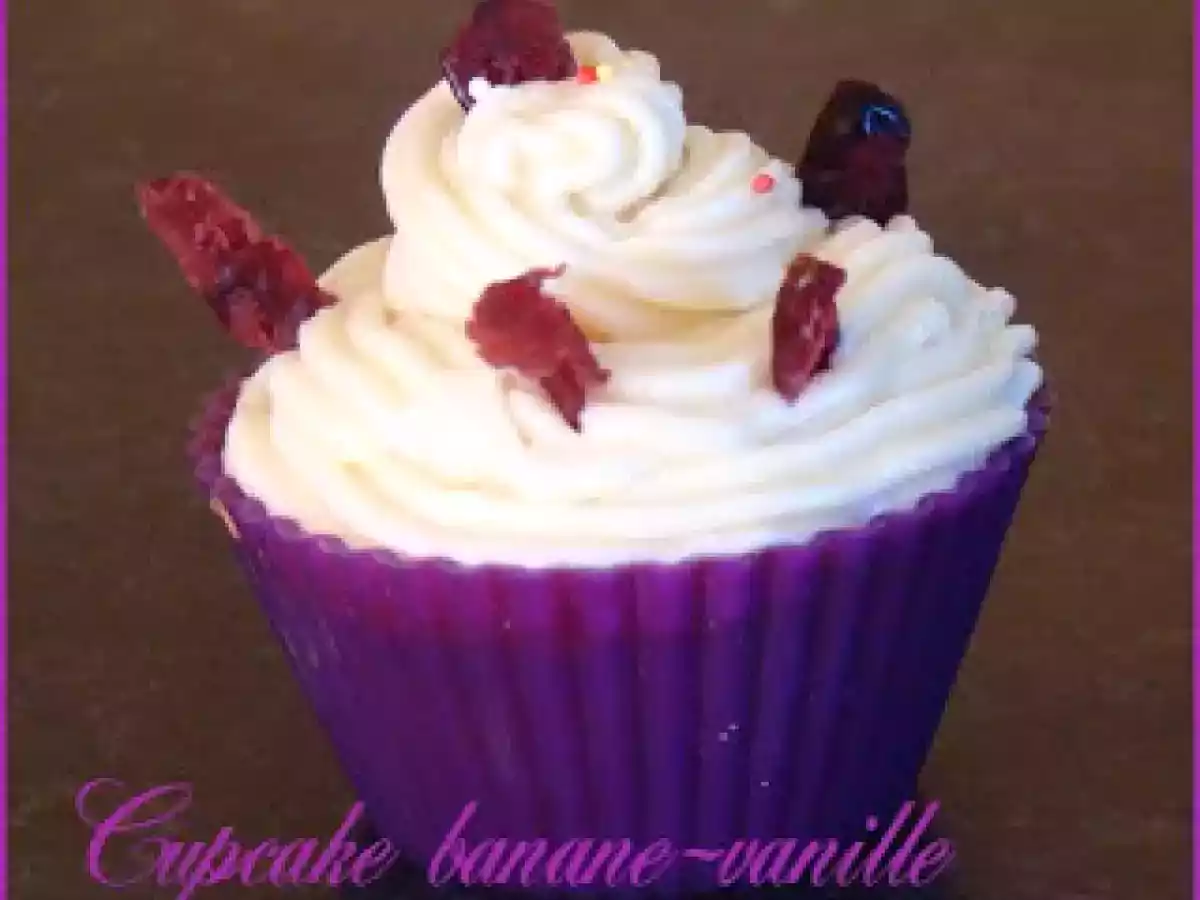 Cupcake végan à la banane