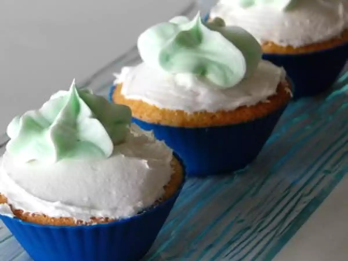 Cupcakes à la noix de coco et au pandan, sans gluten