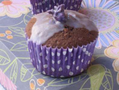 Cupcakes au Chocolat et à la Violette