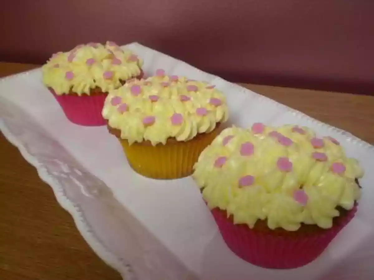 CUPCAKES AU CITRON ET SA CREME MASCARPONE