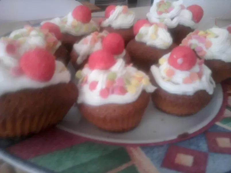 Cupcakes au fraises Tagada - photo 2