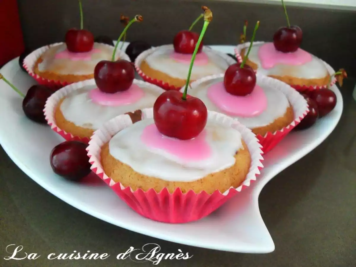 Cupcakes aux cerises