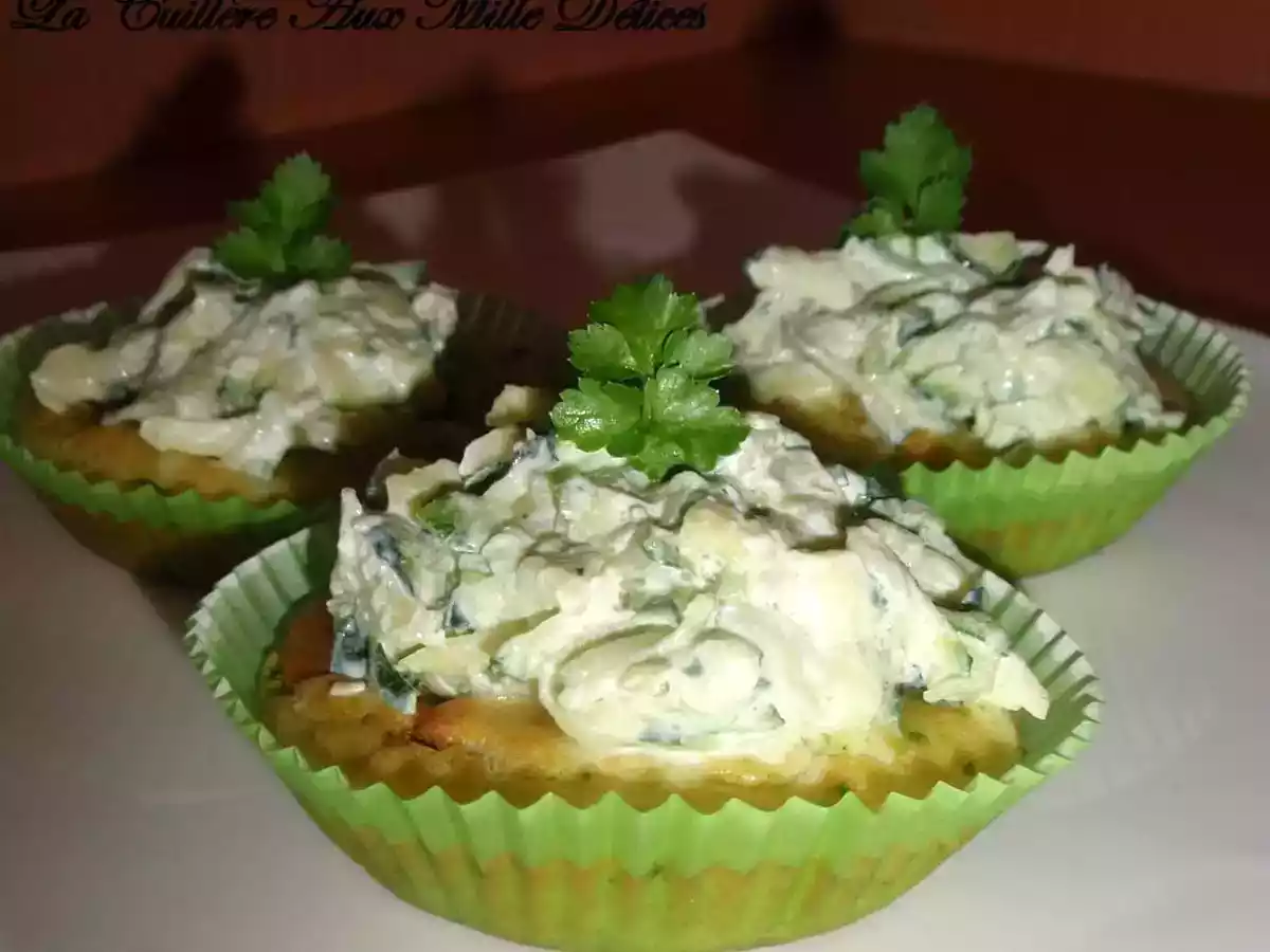 Cupcakes aux courgettes & chèvre frais - photo 2