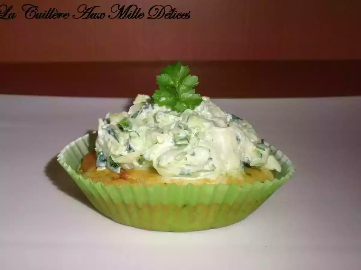 Cupcakes aux courgettes & chèvre frais - photo 4
