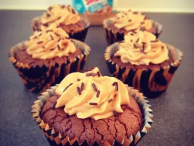 Cupcakes brownies- cacahuètes