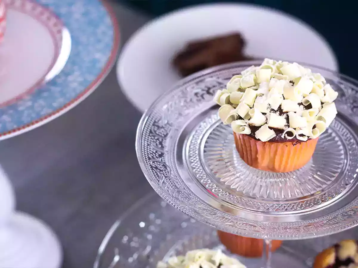 Cupcakes coeur Nutella, glaçage Milka et chocolat blanc - photo 5