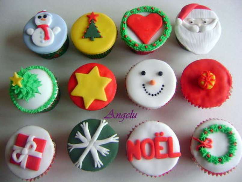 Cupcakes de Noël - Christmas cupcakes