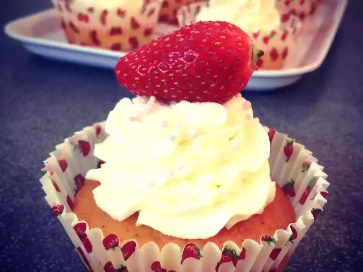 Cupcakes fraises