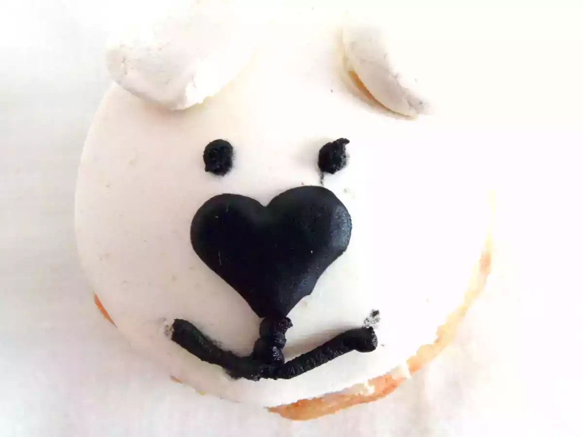 Cupcakes ours polaire