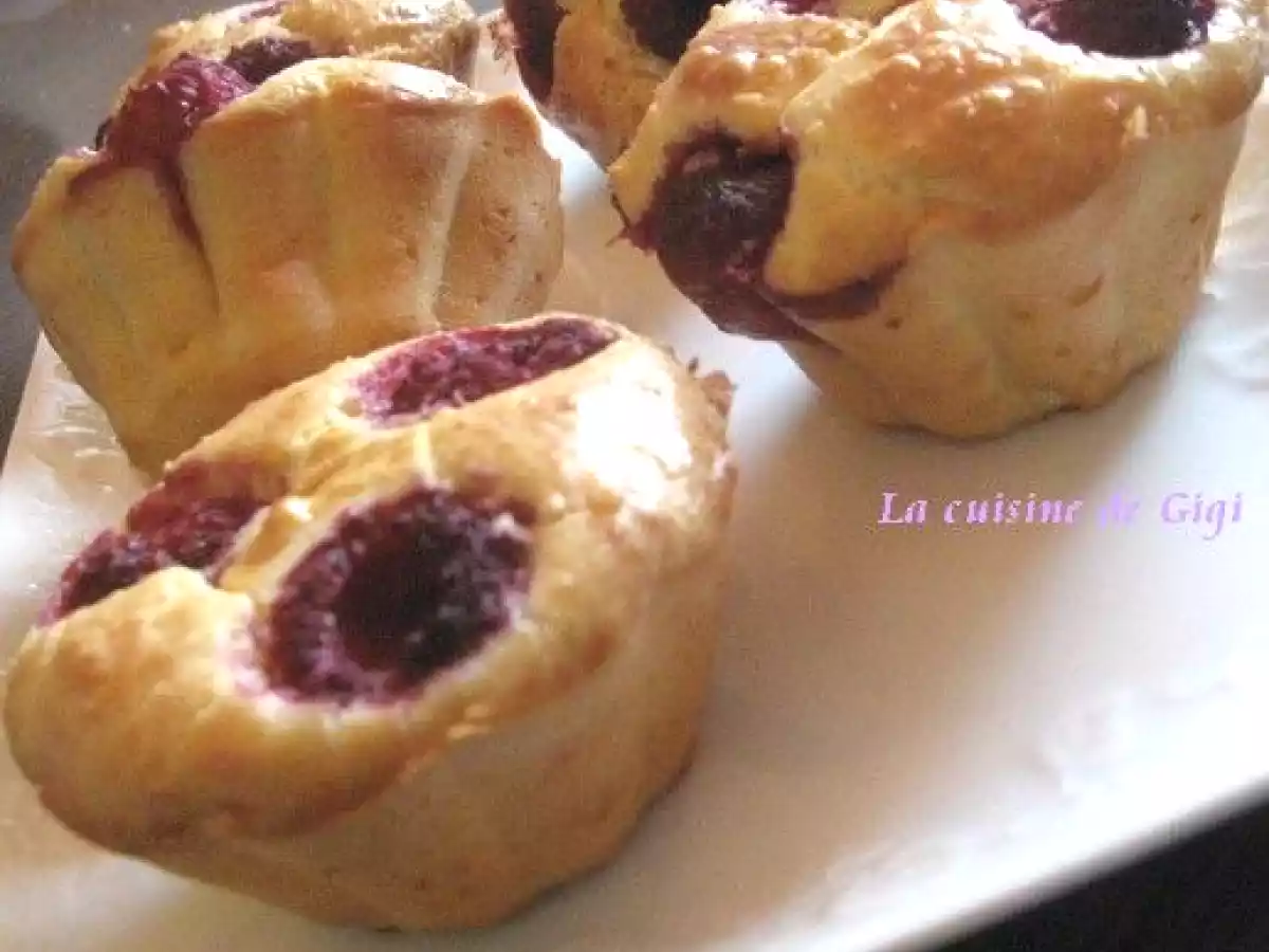 Cupcakes ricotta, amande et framboises - photo 2