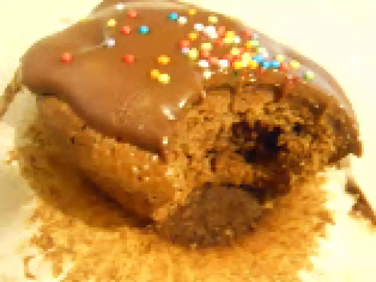 Cupcakes tout chocolat, ganache au mascarpone