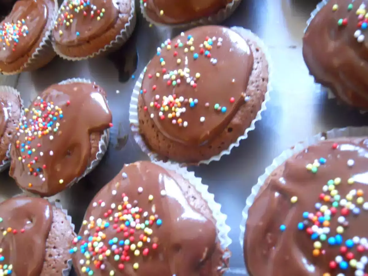 Cupcakes tout chocolat, ganache au mascarpone - photo 4