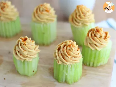 Cupcakes vegan de concombres et houmous - photo 2