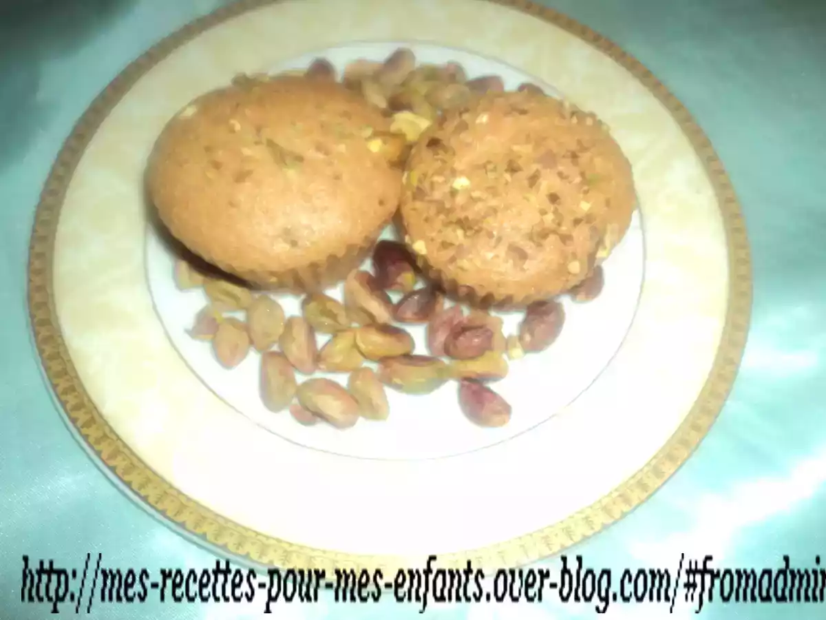 Cupcakes Yazdi à la pistache et cardamome