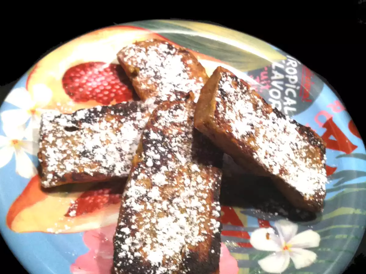 Cupidon's Breakfast: Pain de seigle perdu à la fleur d'oranger