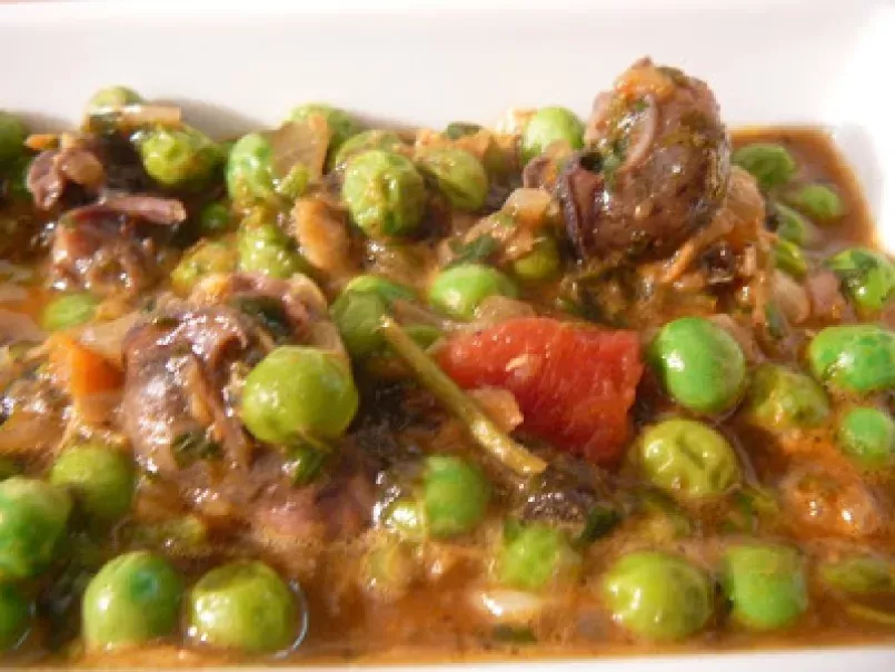 Curry aux escargots et aux petits pois ? Snail and pea curry - photo 2